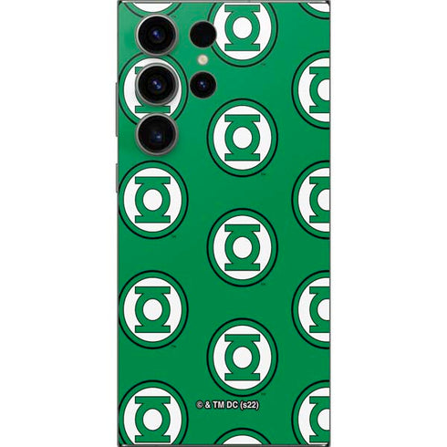 DC Comics Green Lantern Logo Pattern Galaxy S25 Ultra Skin